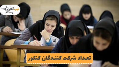 تعداد شرکت کنندگان کنکور